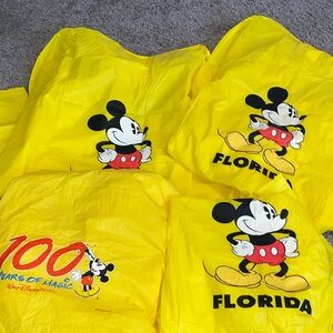 Disney ponchos set of four
